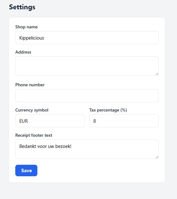Offline Kassa / POS System